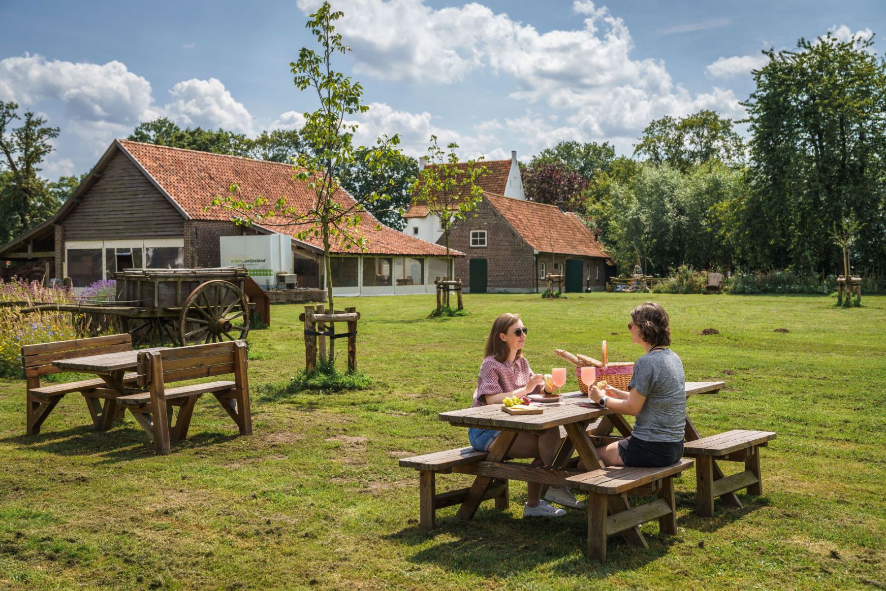De Huysmanhoeve bij Eeklo | © Jens Mollenvanger / Toerisme Oost-Vlaanderen