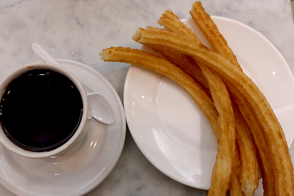 Churros in Madrid - beeld: Jessica Lokker
