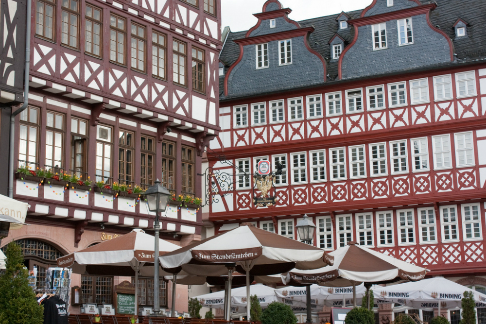 De wijk Altstadt in Frankfurt. Beeld: Milestoned (Flickr)