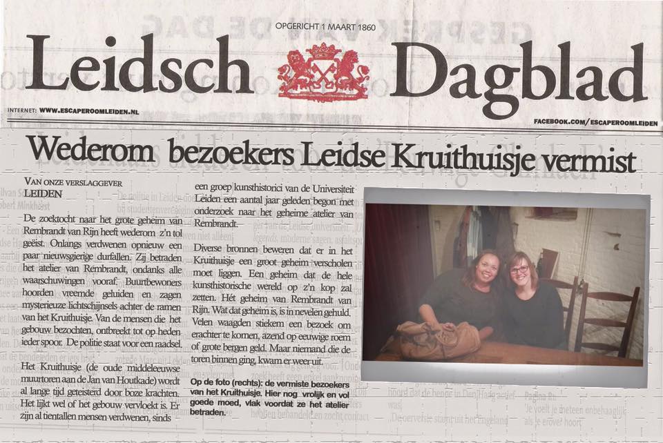 Foto van escape room Leiden