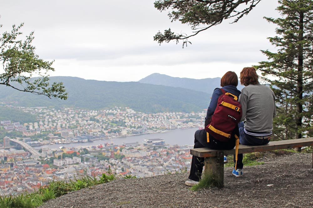 Bewandel de berg Fløyen in Bergen. Beeld: Bianca van der Ham - CityZapper