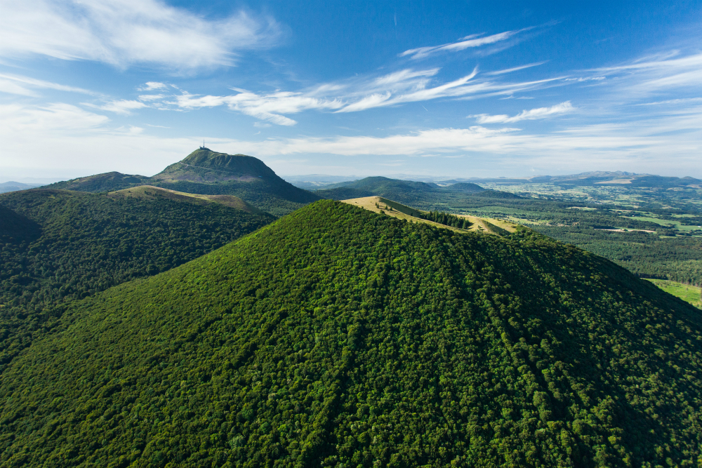 Puy de Dôme. Beeld: Comité Régional de Développement Touristique d'Auvergne - CORMON-Francis