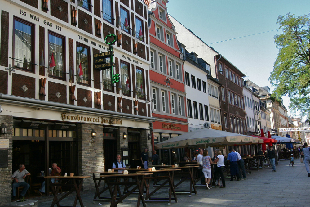 Bolkerstrasse. Beeld: Citanova Düsseldorf (Flickr)