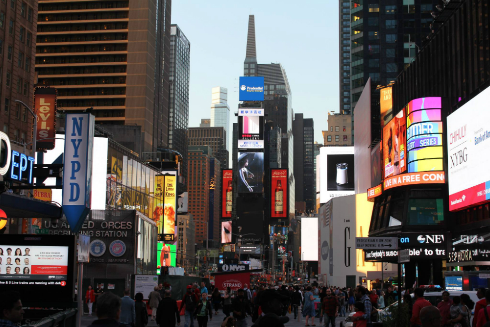 Times Square. Beeld: CityZapper - Glenda Kregel
