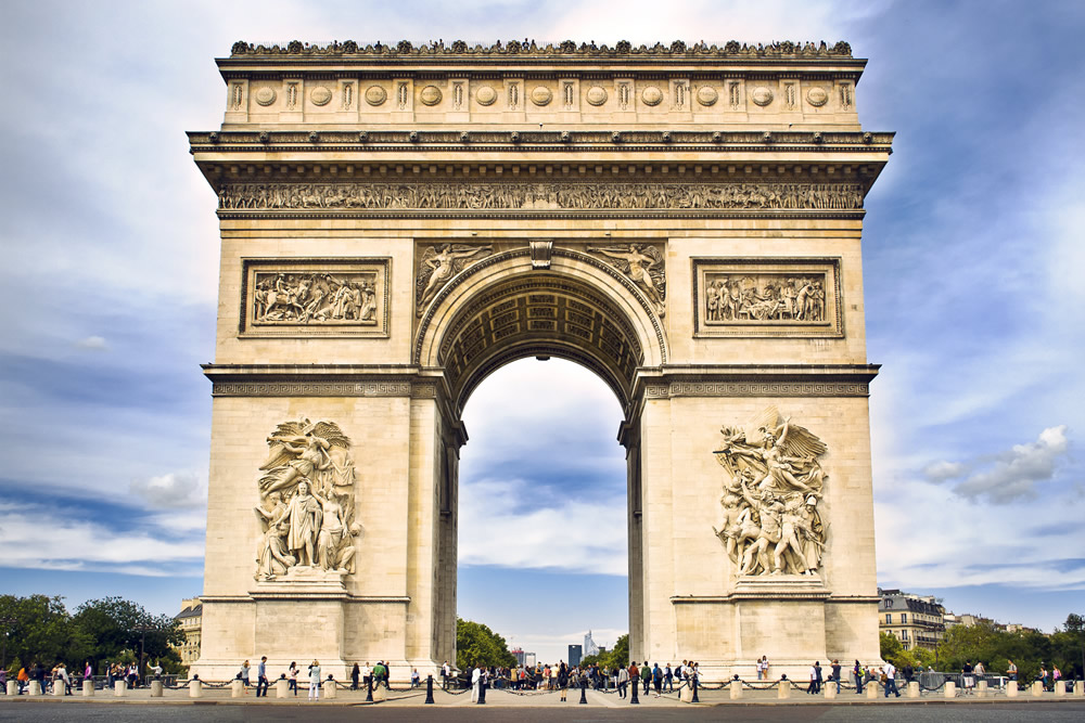 Arc de Triomphe in Parijs. Beeld: Thinkstock